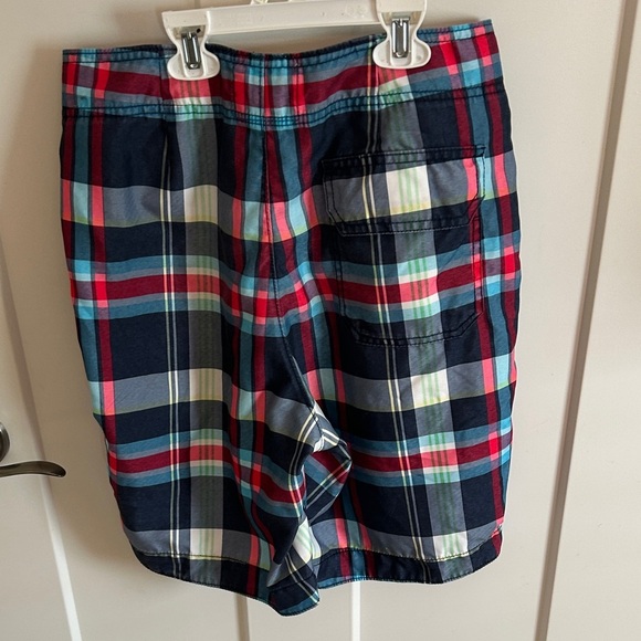 Abercrombie & Fitch Men’s Plaid Swim Trunks - Red, Blue, Green, White, size XS - Picture 4 of 5
